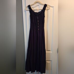 Navy Blue Sleeveless Dress